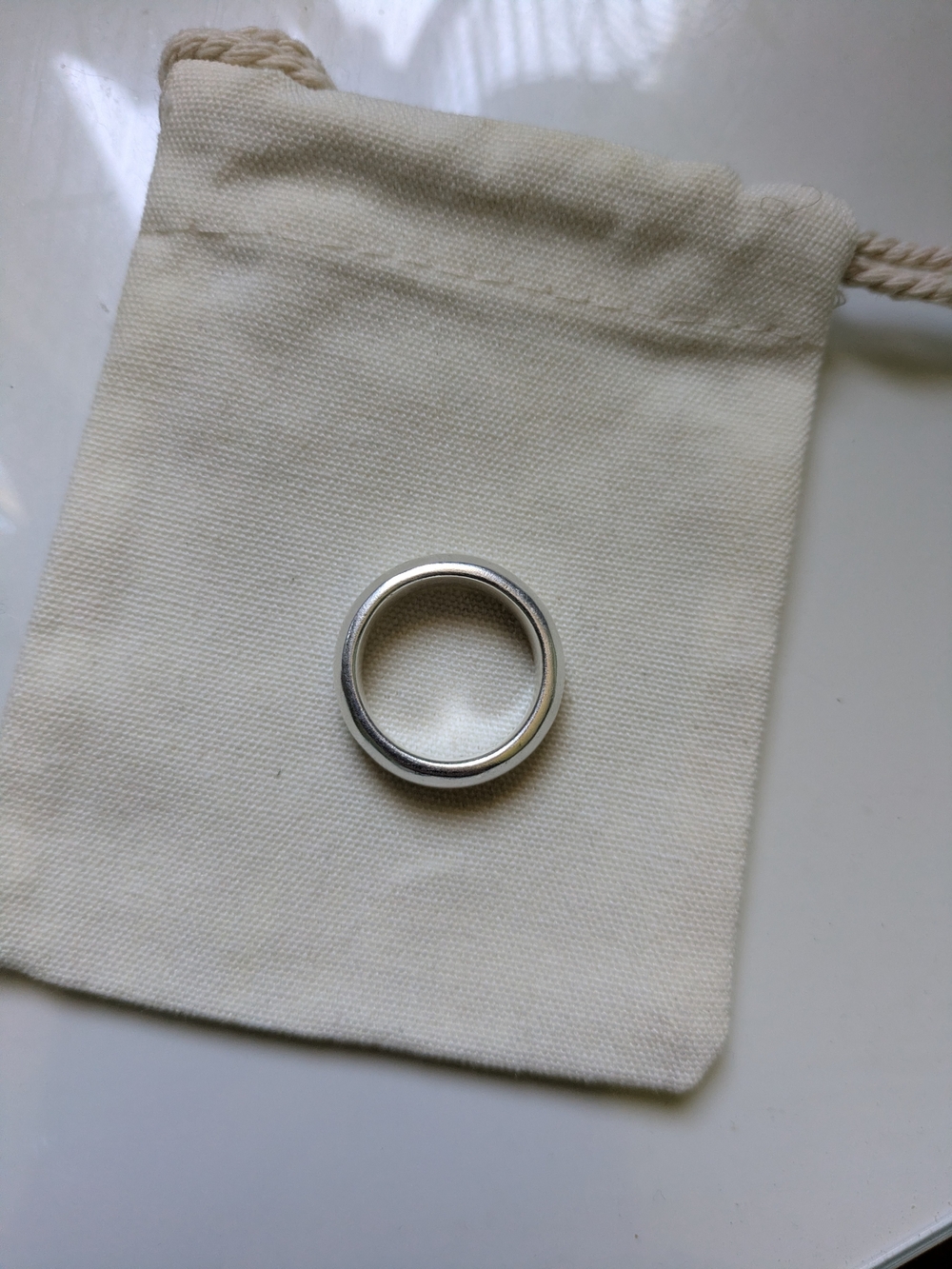 935 Sterling Silver Ring Size 9.25
